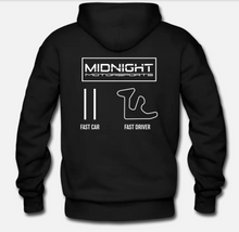 Load image into Gallery viewer, MIDNIGHT MOTORSPORTS - FAST DRIVER - PULLOVER HOODIE SWEATSHIRT